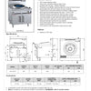 B+S Black CCF-HP1S - Waterless Hipac Wok Table