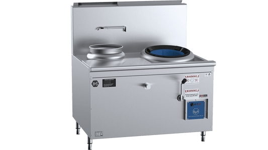 B+S Black CCF-HP1+1L - Waterless Hipac Wok Table