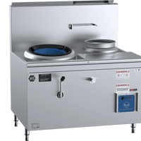 B+S Black CCF-HP1+1R - Waterless Hipac Wok Table