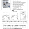 B+S Black CCF-HP1+1R - Waterless Hipac Wok Table