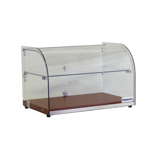 Exquisite CD45 Walnut - Two Tier Ambient Cake Display
