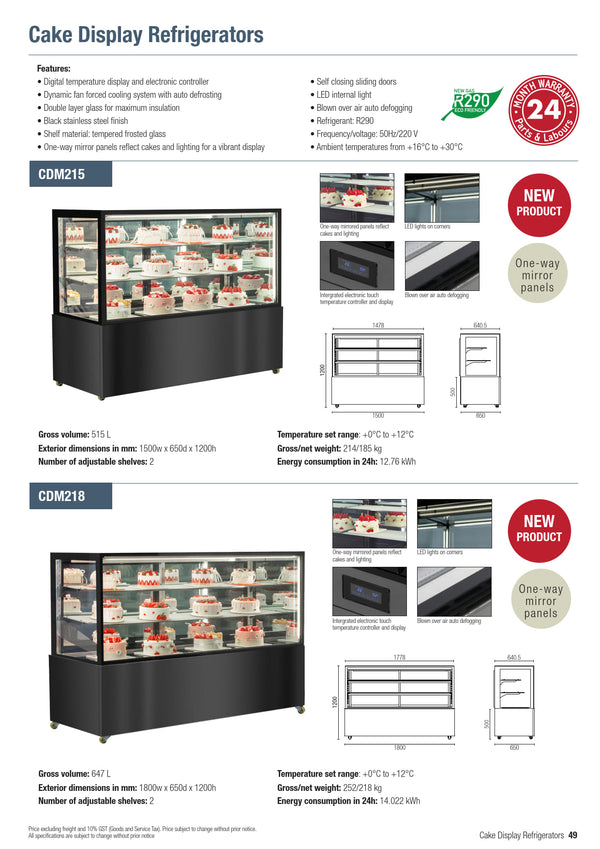 Exquisite CDM215 - Three Tier Cold Food Display
