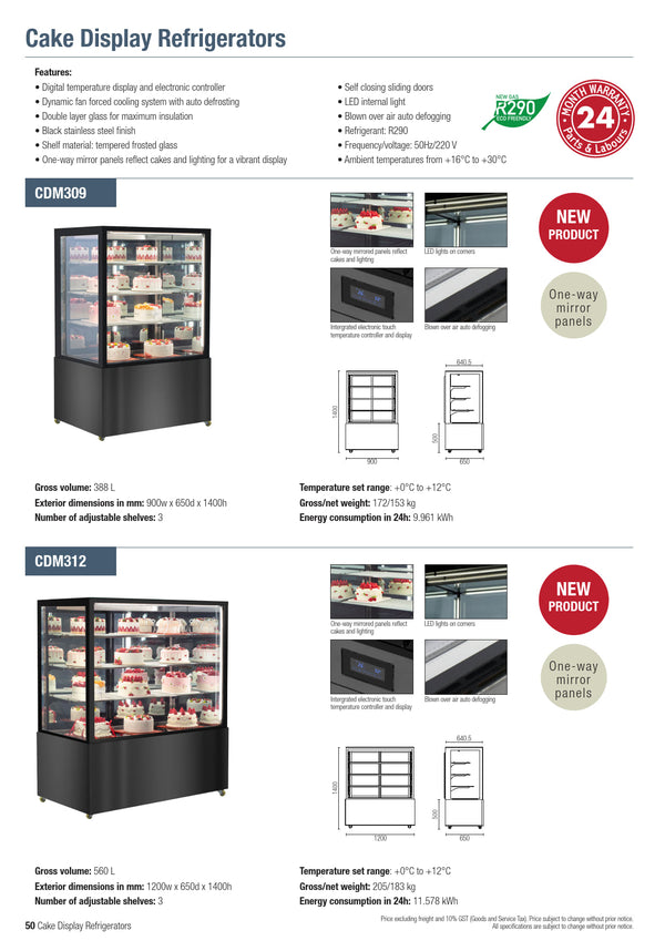 Exquisite CDM309 - Four Tier Cold Food Display