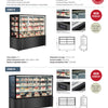 Exquisite CDM315 - Four Tier Cold Food Display