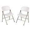 Bolero CE692 - Two White Foldaway Utility Chairs