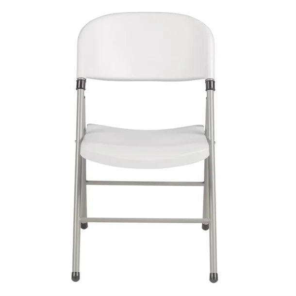 Bolero CE692 - Two White Foldaway Utility Chairs