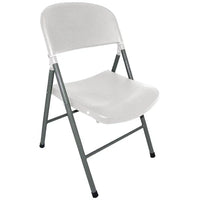 Bolero CE692 - Two White Foldaway Utility Chairs