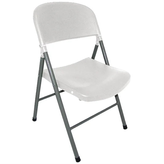 Bolero CE692 - Two White Foldaway Utility Chairs