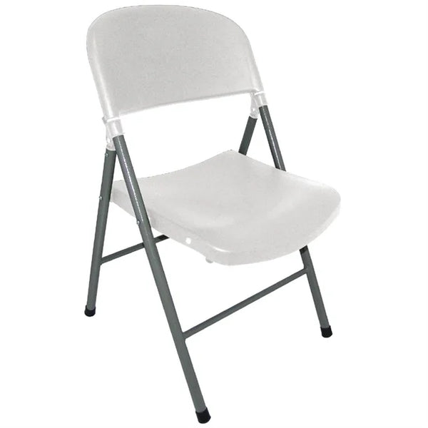 Bolero CE692 - Two White Foldaway Utility Chairs
