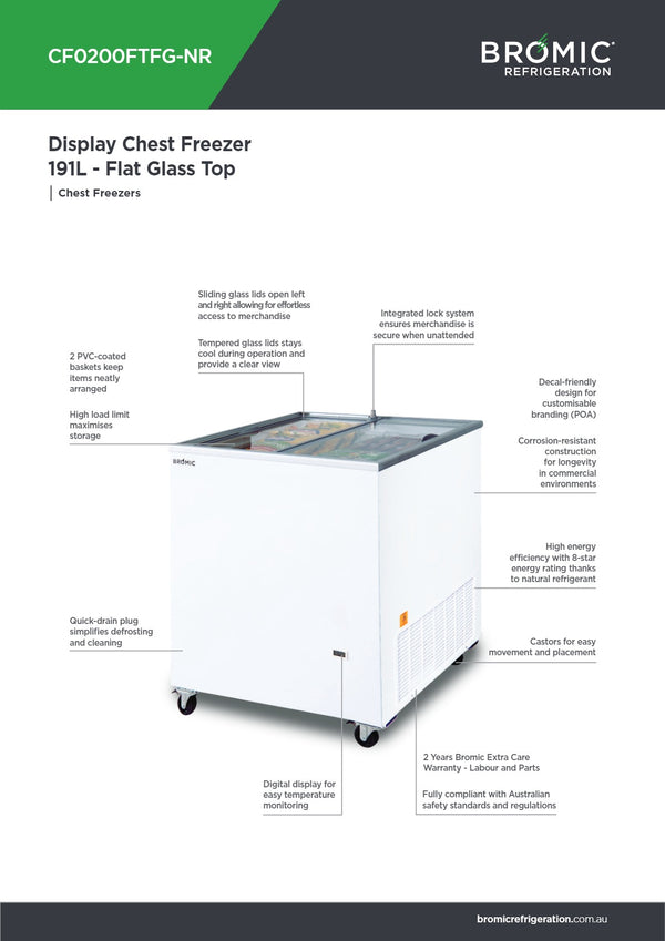Bromic CF0200FTFG-NR - Chest Freezer