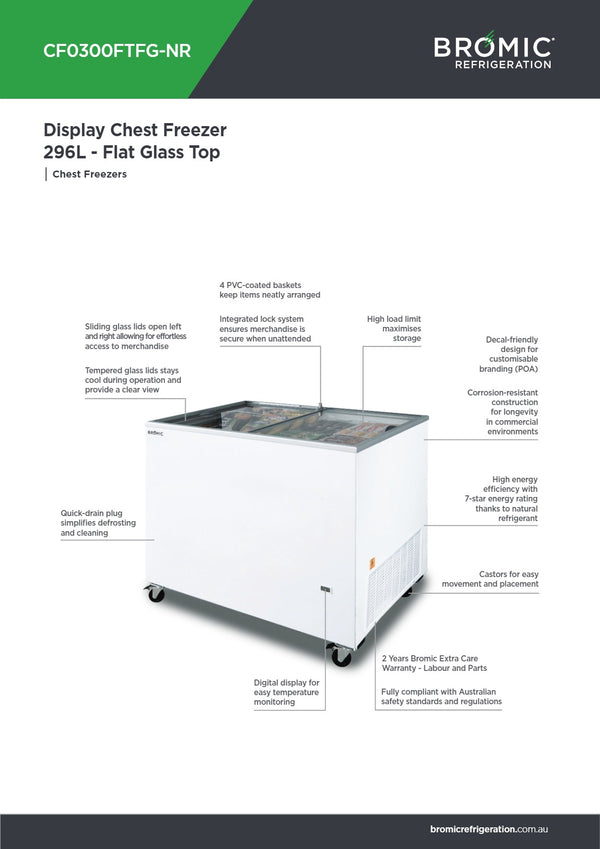 Bromic CF0300FTFG-NR - Chest Freezer