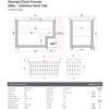 Bromic CF0300FTSS-NR - Storage Chest Freezer