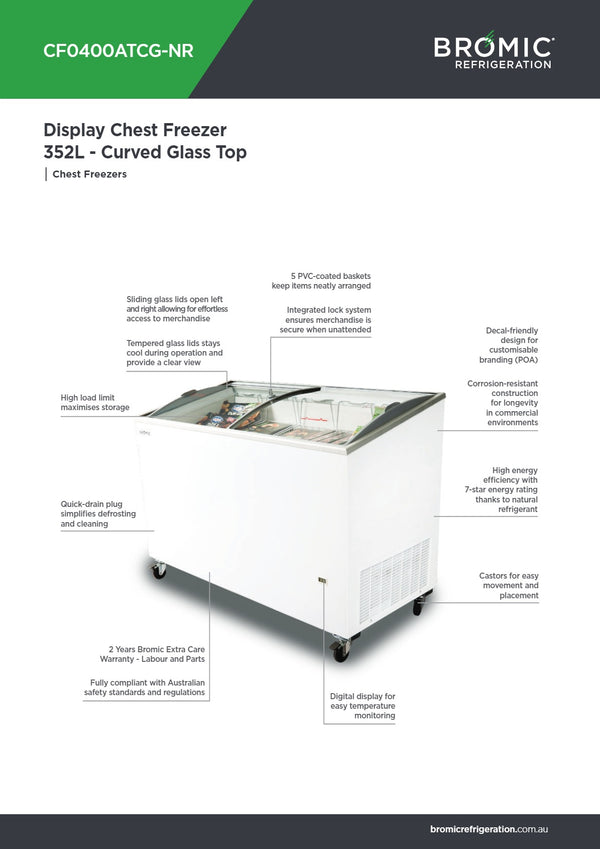 Bromic CF0400ATCG-NR - Chest Freezer