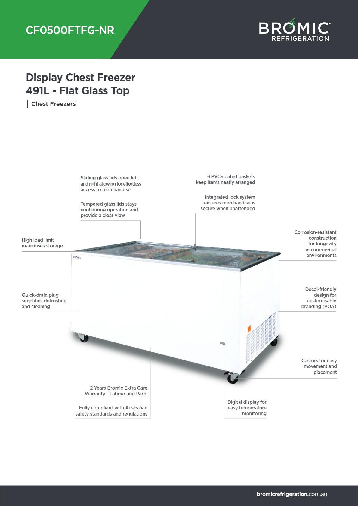 Bromic CF0500FTFG-NR - Chest Freezer