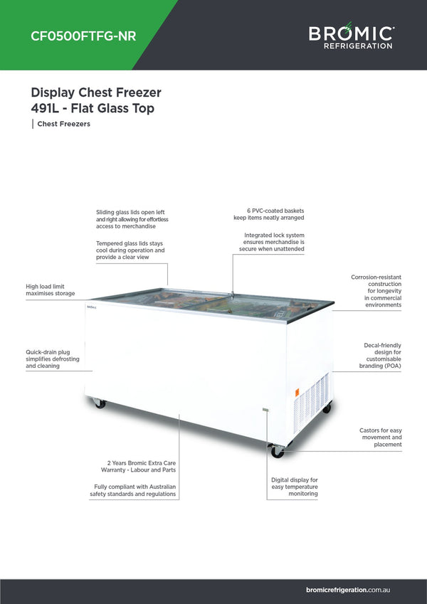 Bromic CF0500FTFG-NR - Chest Freezer