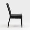 Bolero CF159 - Four Charcoal Wicker Side Chairs