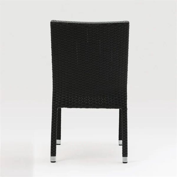 Bolero CF159 - Four Charcoal Wicker Side Chairs