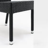 Bolero CF159 - Four Charcoal Wicker Side Chairs