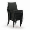 Bolero CF159 - Four Charcoal Wicker Side Chairs