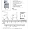 B+S Black CFPSF-1HE - Waterless Heat Exchange Steamer with Cheung Fun Insert