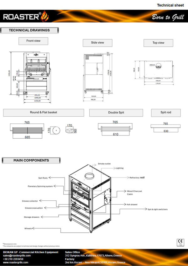 Roaster CFW12 - Chicken Rotisserie