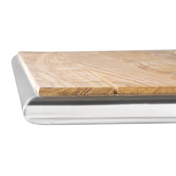Bolero CG835 - Square Pedestal Bistro Table 700mm