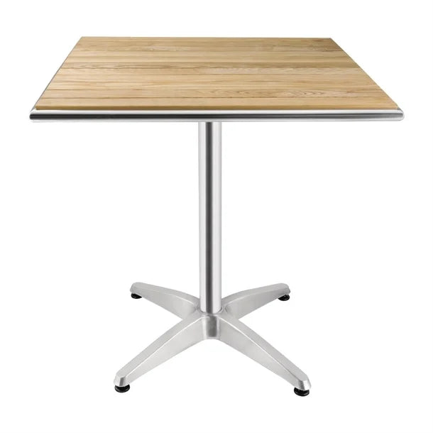 Bolero CG835 - Square Pedestal Bistro Table 700mm