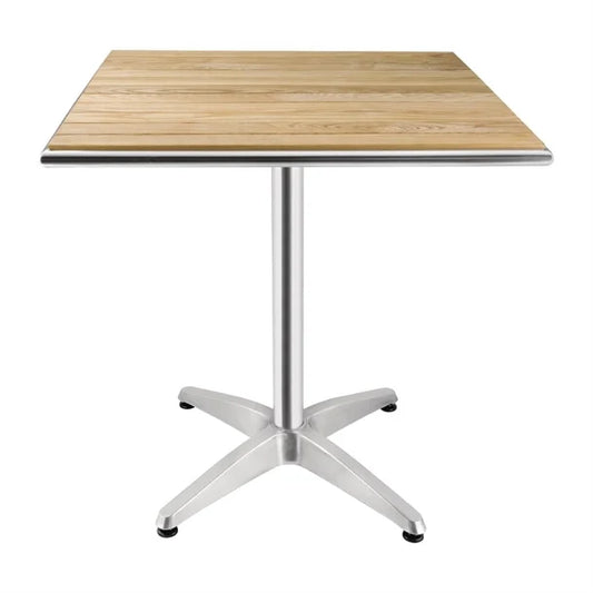 Bolero CG835 - Square Pedestal Bistro Table 700mm
