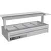 Culinaire CH.BMC.U.GSF.6 - Under Counter Bain Marie With Flat Glass Gantry