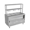 Culinaire CH.BMH.I.GDB.6 - Bain Marie Island with Double Gantry