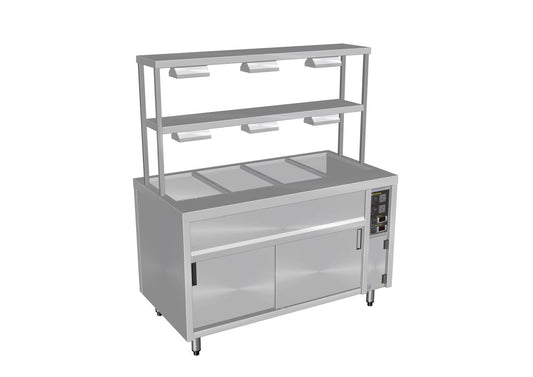 Culinaire CH.BMH.I.GDD.8 - Bain Marie Island With Double Gantry