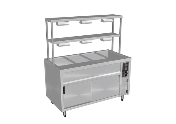 Culinaire CH.BMH.I.GDD.6 - Bain Marie Island With Double Gantry