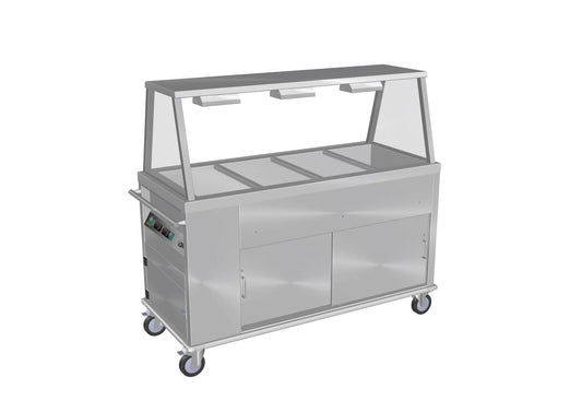 Culinaire CH.BMHM.GA.4 - Mobile Bain Marie Hot Cupboard With A Frame Gantry