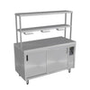 Culinaire CH.HC.I.GDB.5 - Hot Cupboard Island With Double Gantry & Heat Lamps