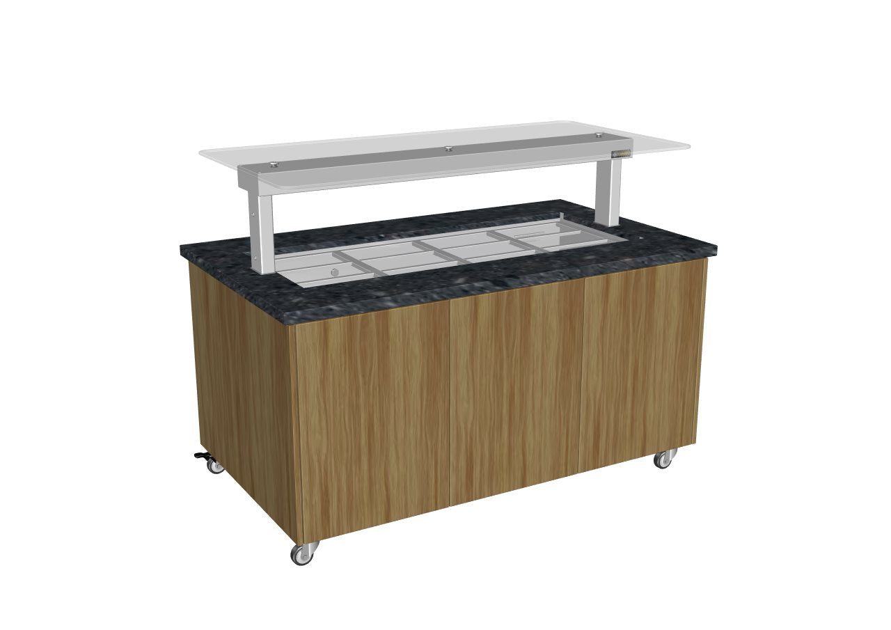 Culinaire CH.IBGJ.BMC.U.GSF.6 - Heated Mobile Island Buffet