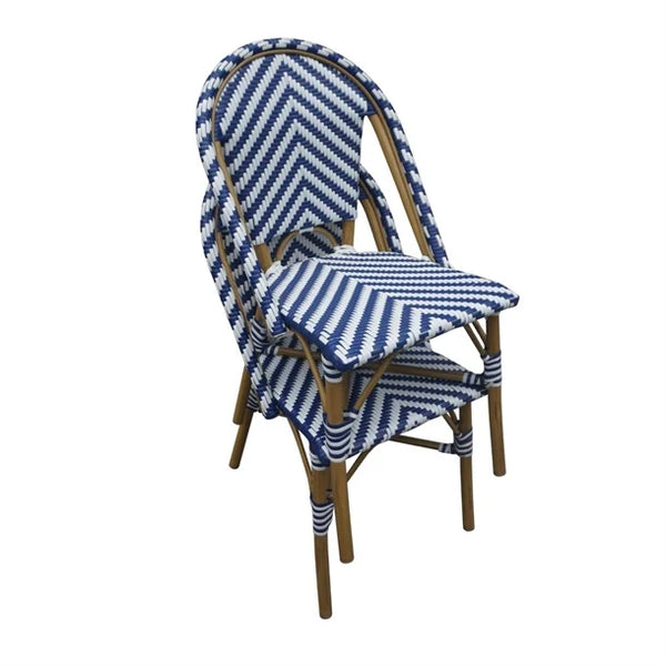 Bolero CH110 - Two Parisian Style Wicker Side Chairs