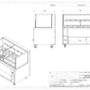 Scheer Proline Chicken Machine - 1800mm Charcoal Rotisserie
