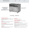 Scheer Proline Chicken Machine - 1800mm Charcoal Rotisserie