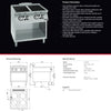 Giorik CI940GT - Induction Cook Top on Open Base