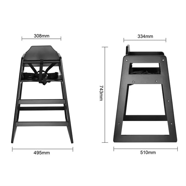 Bolero CJ588 - Wooden High Chair