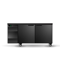 SKOPE BackBar CL.2.SSW - Two Solid Swing Door CounterLine Fridge