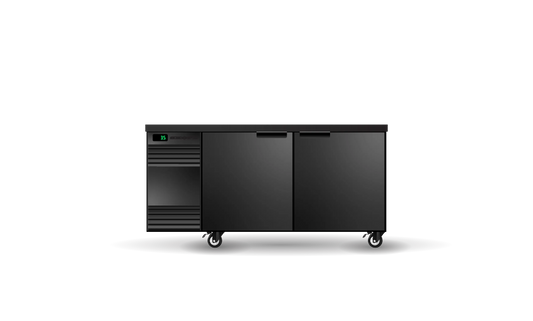 SKOPE BackBar CL.2.SSW - Two Solid Swing Door CounterLine Fridge