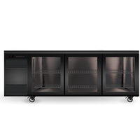 SKOPE BackBar CL.3.GSL - Three Glass Sliding Door CounterLine Fridge