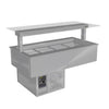 Culinaire CR.CWCF.D.GSF.8 - Drop-In Cold Well With Flat Glass Gantry