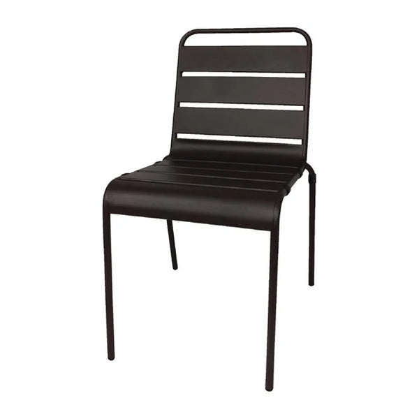 Bolero CS728 - Four Slatted Steel Side Chairs