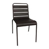 Bolero CS728 - Four Slatted Steel Side Chairs
