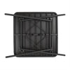 Bolero CS731 - Slatted Square Steel Table 700mm