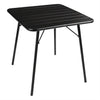 Bolero CS731 - Slatted Square Steel Table 700mm