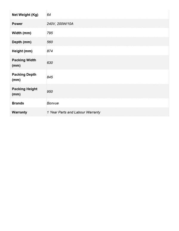 Bonvue CTA-196 - Countertop Cold Food Display