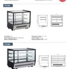 Exquisite CTC120S - Counter Top Curved Cold Food Display